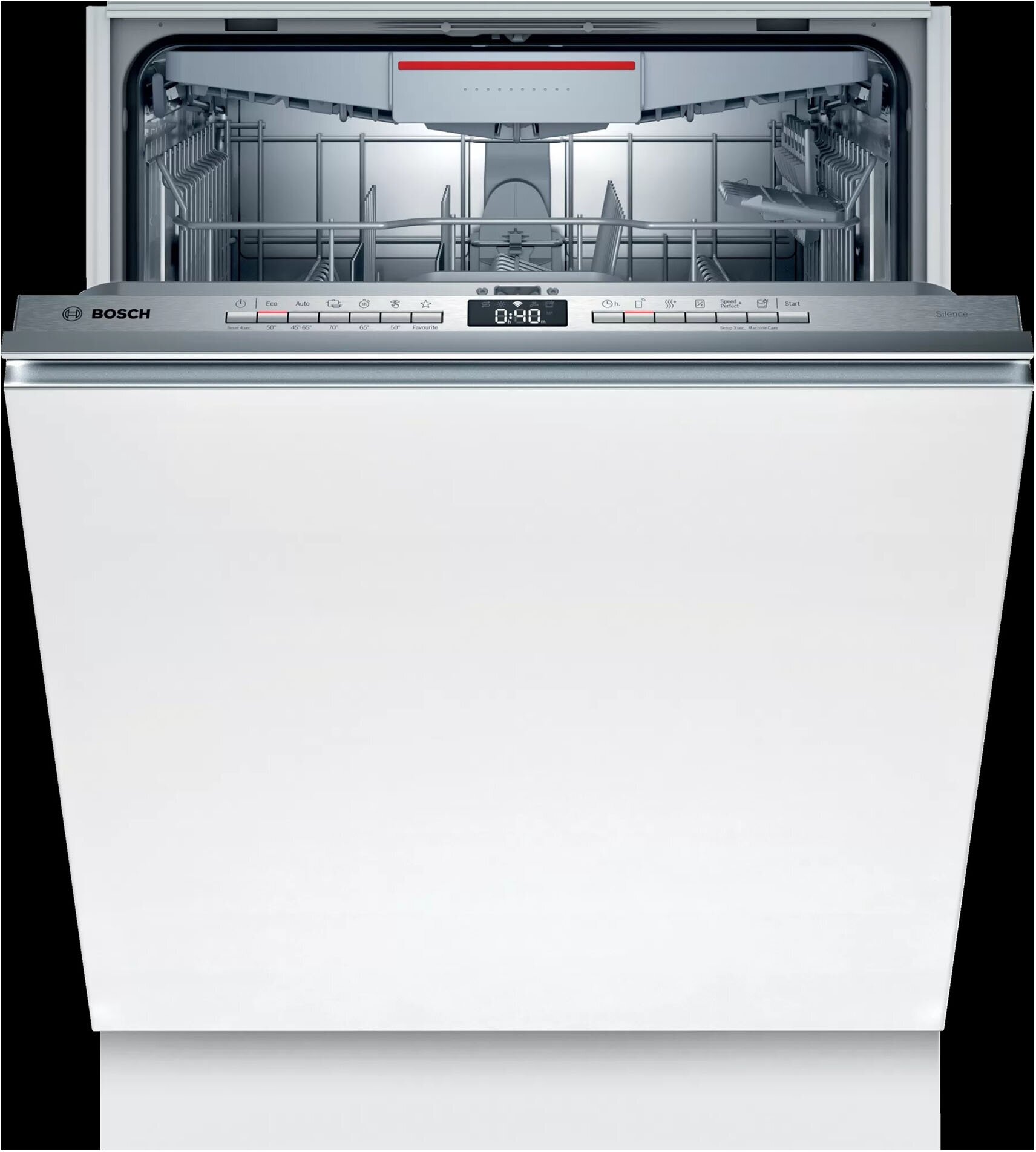 Встраиваемая посудомоечная машина 60 cm, Serie 4, 13 комплектов, третий уровень загрузки VarioDrawer, Custom program, Qu