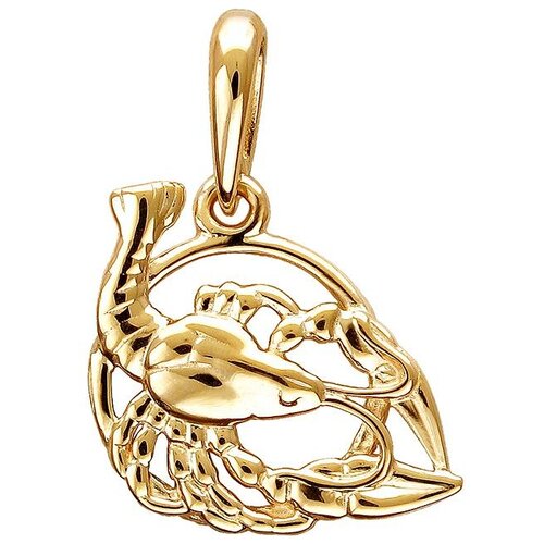 фото Кулоны эстет золотая подвеска, рак