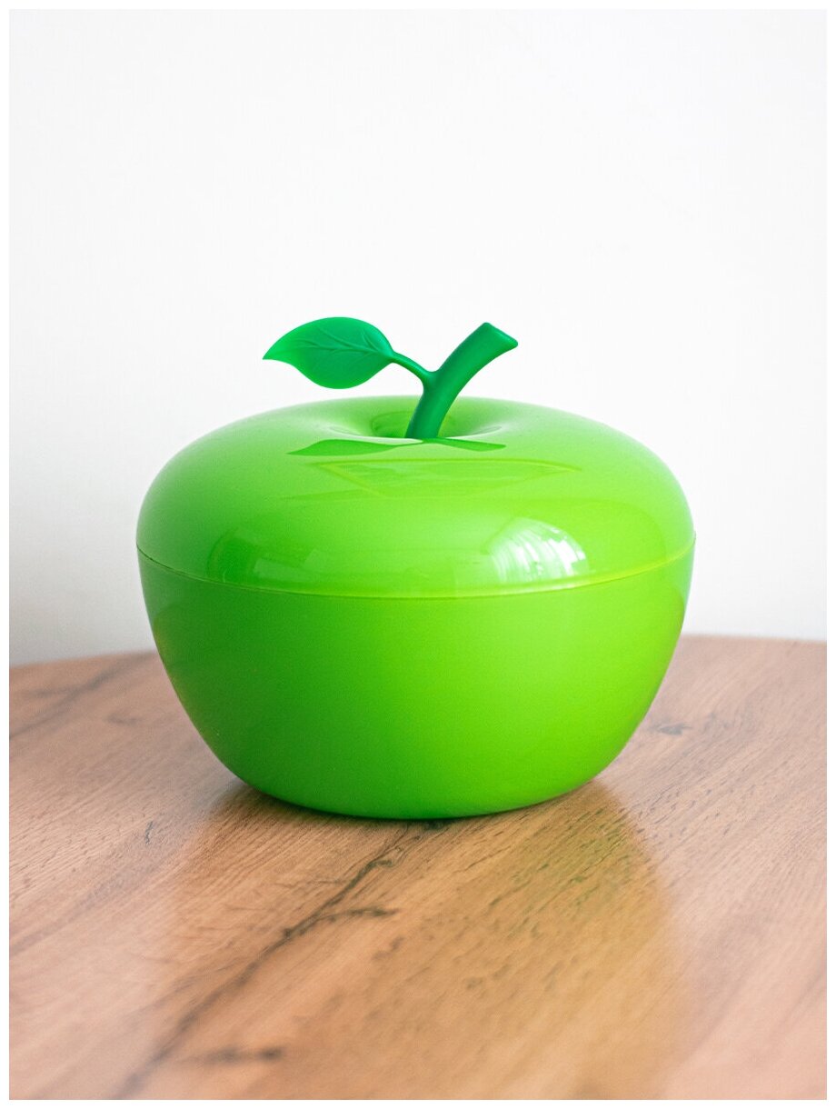 Ваза Яблоко Большое (диаметр 21 см), фруктовница, конфетница, корзинка для подачи - фотография № 3