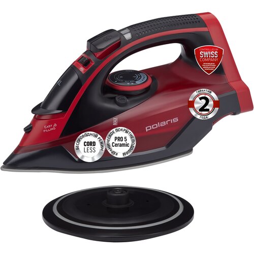 Утюг Polaris PIR 2699K CordLESS красныйчерный 617900₽