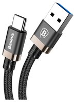 Кабель Baseus Golden Belt USB - USB Type-C 1 м черный/красный