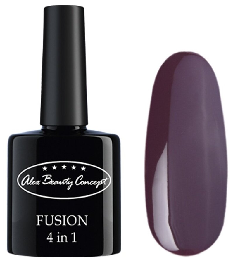 Alex Beauty Concept Гель-лак FUSION 4 IN 1 GEL,7.5 мл, цвет фиолетовый/серый 70077