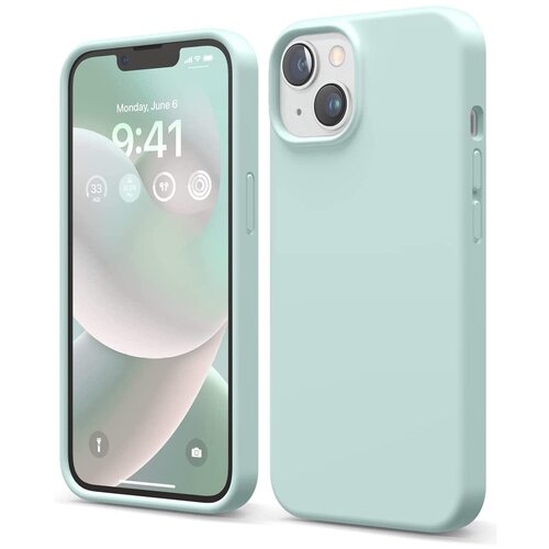 Чехол Elago Soft Silicone для iPhone 14, Mint