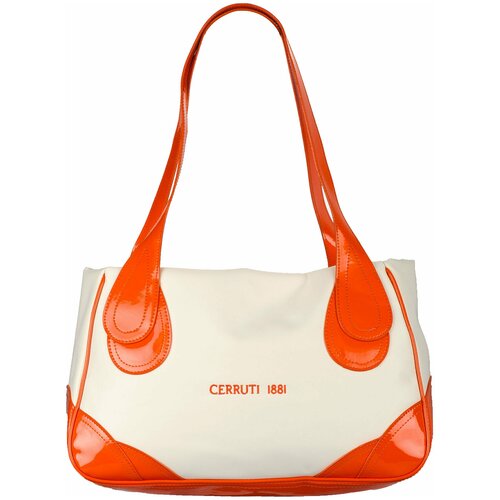 Сумка CERRUTI 1881 Summer Orange, 12х21 см, натуральная кожа.