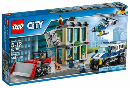 Конструктор LEGO City 60140 Ограбление на бульдозере, 561 дет.