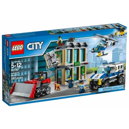 Конструктор LEGO City 60140 Ограбление на бульдозере, 561 дет. конструктор сити ограбление на бульдозере
