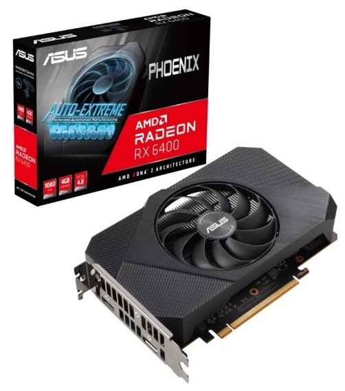 Видеокарта Asus Radeon RX 6400 Phoenix 4G