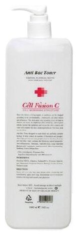 Cell Fusion C Тонер противовоспалительный увлажняющий для жирной кожи Cell Fusion C Anti-Bac, 1000 мл