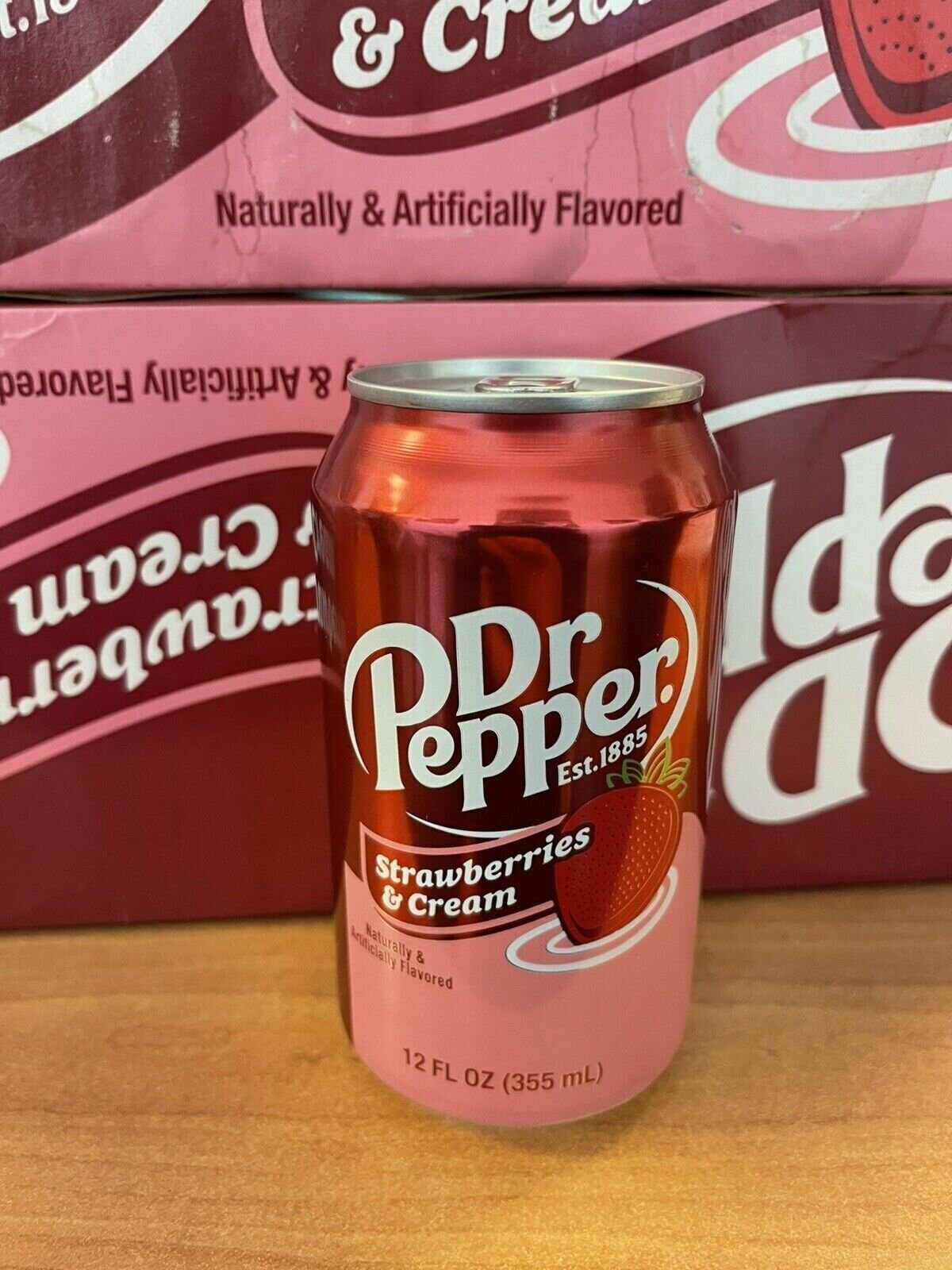 Лимонад Dr Pepper клубника со сливками USA, 6шт по 355мл - фотография № 3
