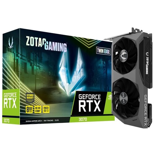 Zotac RTX3070 Twin Edge LHR 8GB GDDR6 256bit HDMI 3xDP LHR RTL 5 623417 ZT-A30700E-10PLHR 5134400₽