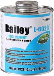 Клей L-6023 (473ml) Bailey для ПВХ труб