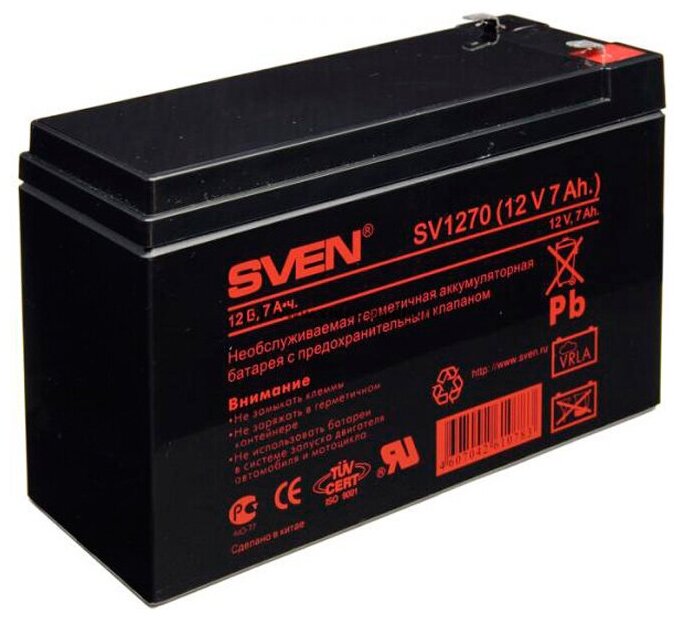 Аккумулятор для ИБП Sven SV 12V 7Ah SV1270