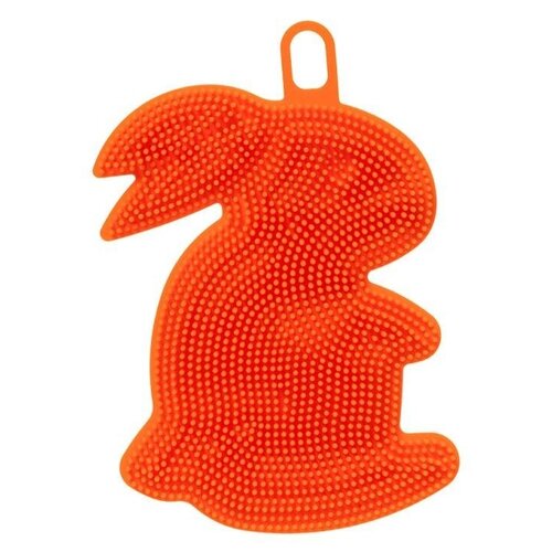 Щетка губка силиконовая 9х14 см.