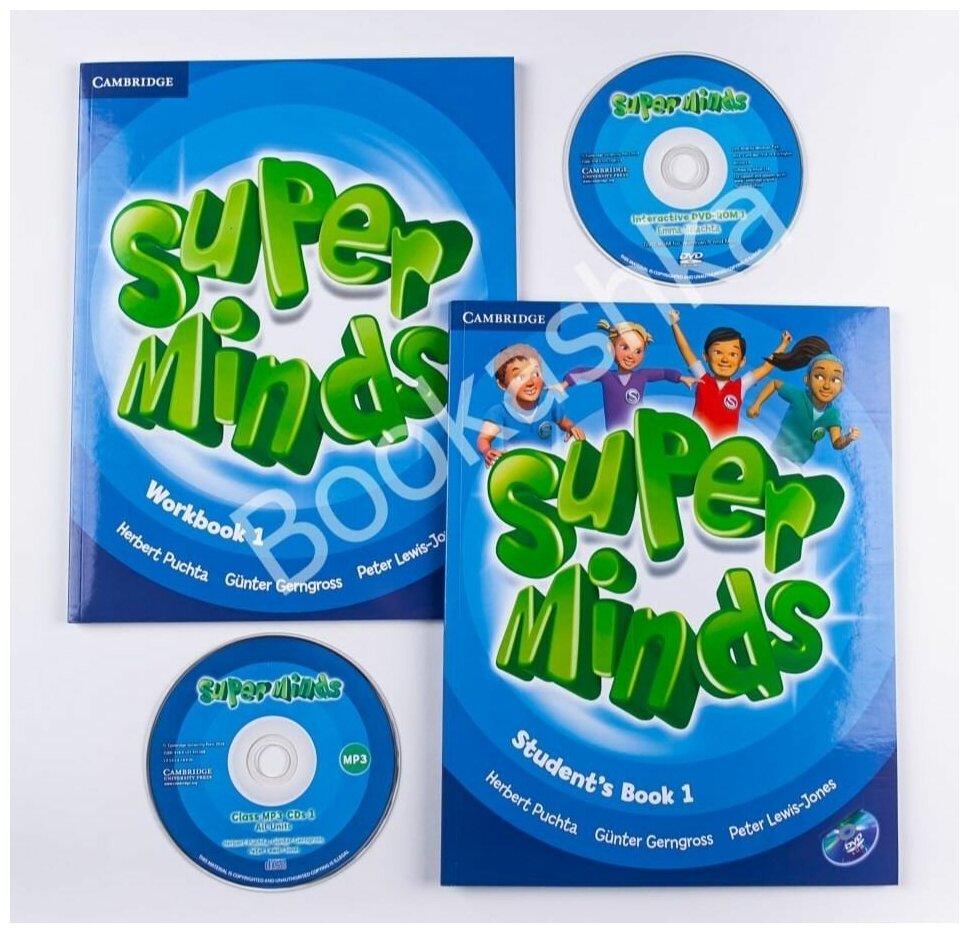 Комплект Super Minds Level 1 Student's Book and WorkBook + CD