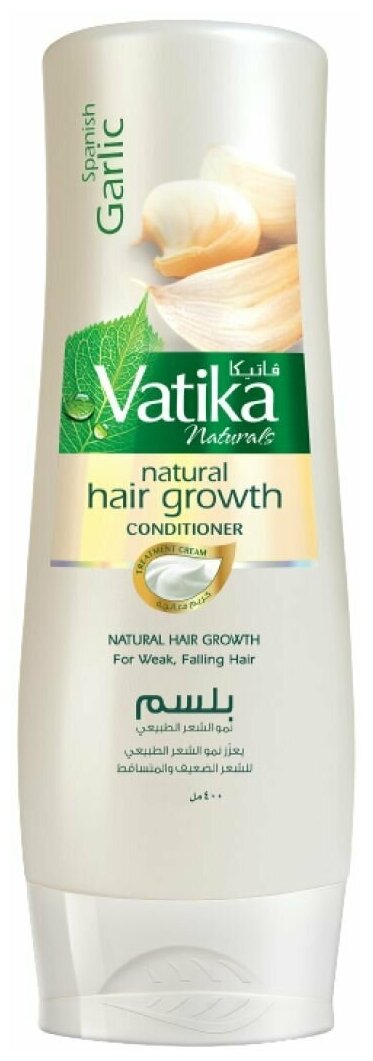 Dabur Vatika Кондиционер для ломких и выпадающих волос чеснок (Garlic) / Дабур Ватика / 400 мл