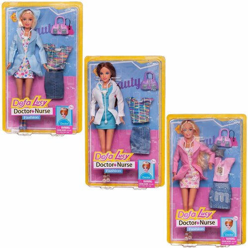 Игровой набор Кукла Defa Lucy Доктор, 3 вида в коллекции