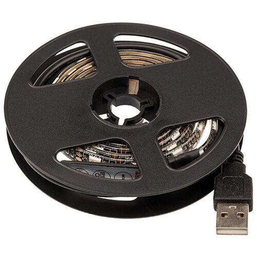 LED лента с USB-коннектором, цвет свечения RGB, 60 LED\M, 10 мм