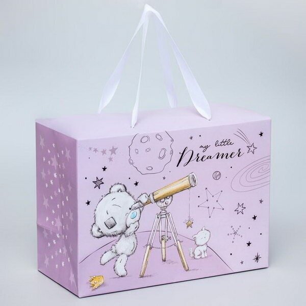 Пакет-коробка, 20 x 28 x 13 см "My little dreamer"