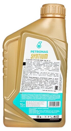 Масло моторное Petronas SYNTIUM 3000 E 5W40, 1л (арт. 18051619) PET-5W40-3000E-1L