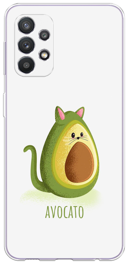 Силиконовый чехол "Avocato" на Samsung Galaxy A32 / Самсунг Галакси А32