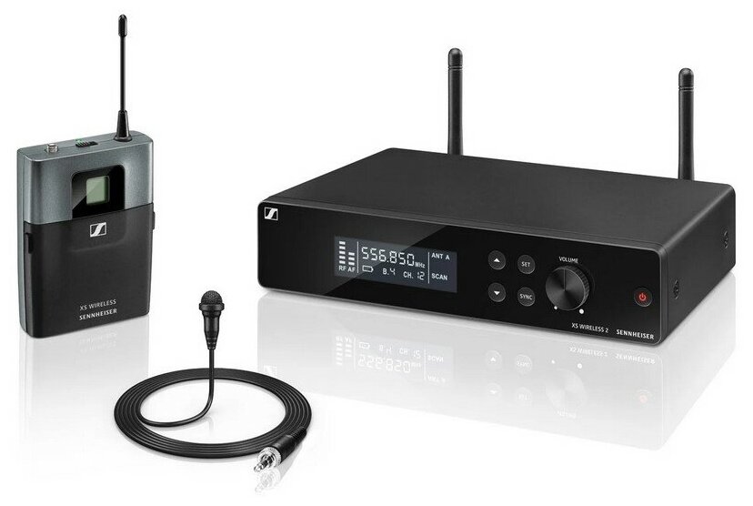 507123 XSW 2-ME2-B Беспроводная система с петличным микрофоном, 614-638 МГц, Sennheiser
