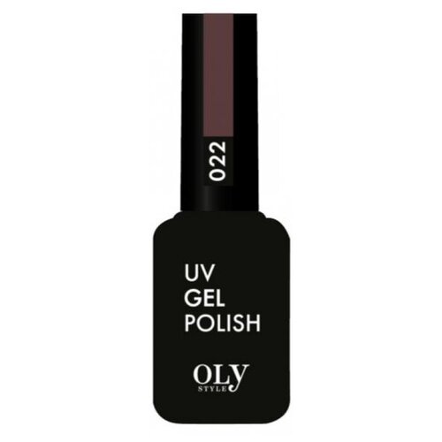 Olystyle гель-лак для ногтей UV Gel Polish, 10 мл, 022 баклажановый