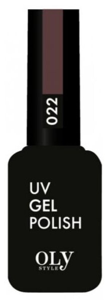 Olystyle гель-лак для ногтей UV Gel Polish, 10 мл, 022 баклажановый