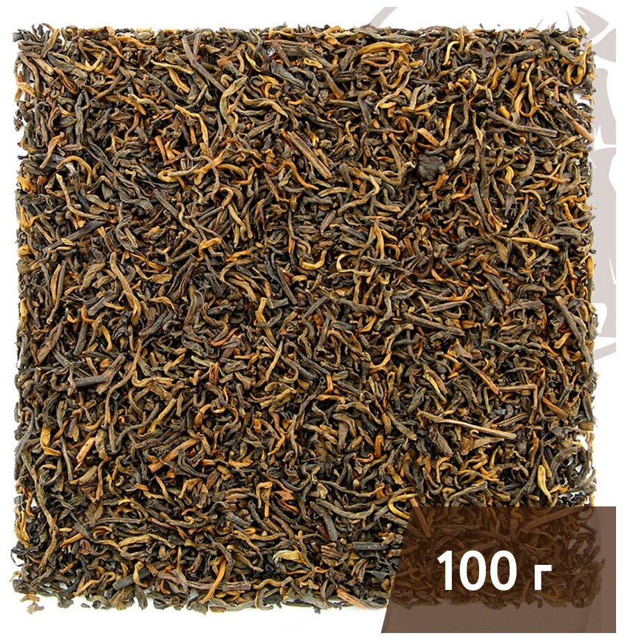 Чай чёрный китайский Шу пуэр "Гунтин" (Дворцовый) рассыпной, 100 г - фотография № 1
