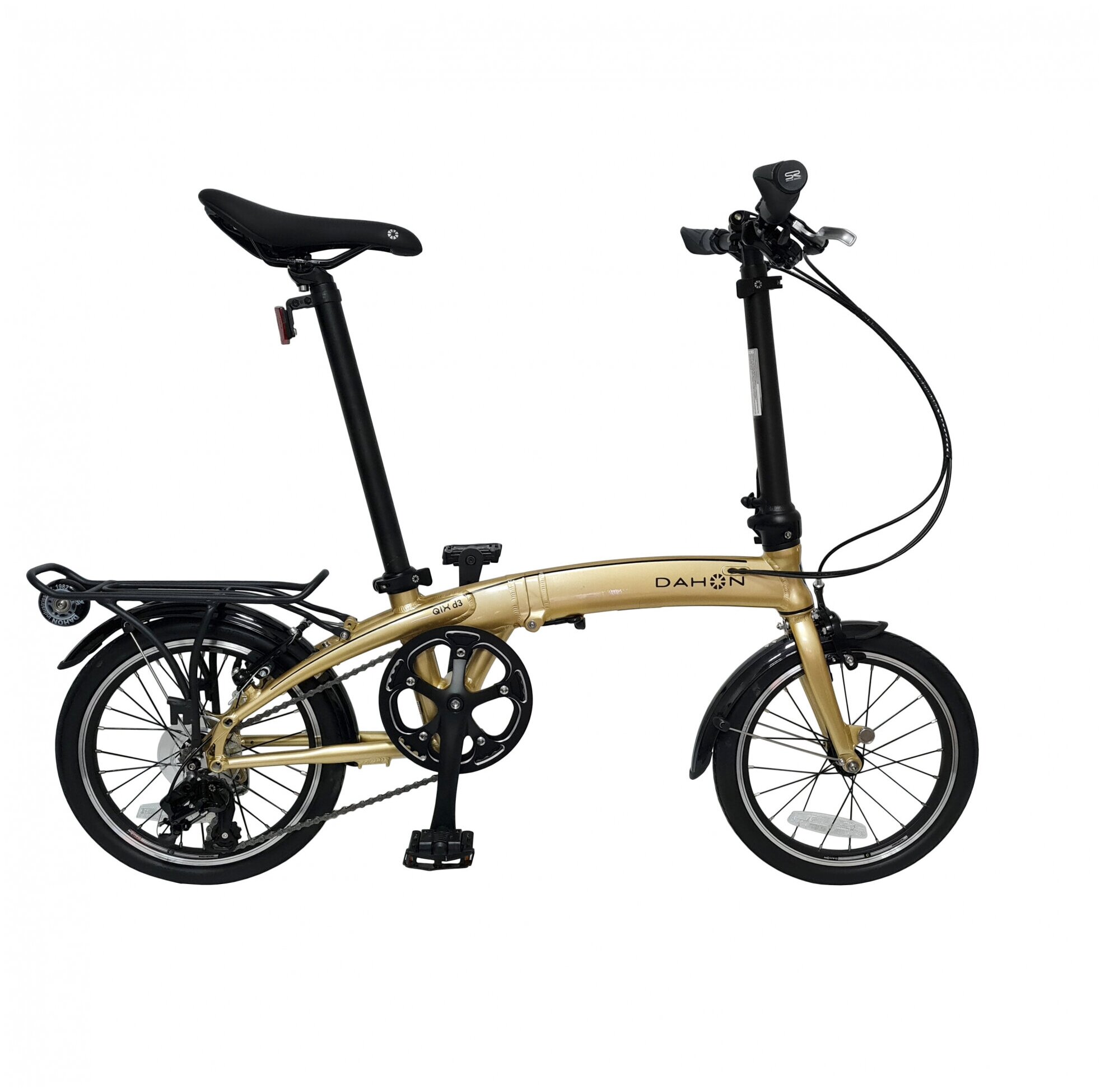 Велосипед Dahon QIX D3 YS 9193-1 золотистый, складной, колеса 16" + Подарок!