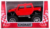Внедорожник Kinsmart 2005 Hummer H2 SUT (Off Road) (KT5326W) 1:40 12.5 см красный