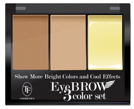 TF Cosmetics Тени для коррекции бровей EyeBROW 3 color Set, 102 blonde