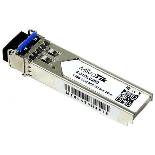 Модуль SFP Mikrotik S-31DLC20D одномодовый 1310 нм LC разъем 2 порта 434500₽
