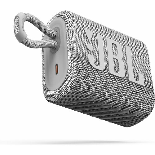 Портативная акустическая система JBL GO 3 белая 1x42 Вт110 - 20000 Гц85 дБ 730 мАч до 5 ч 4400₽