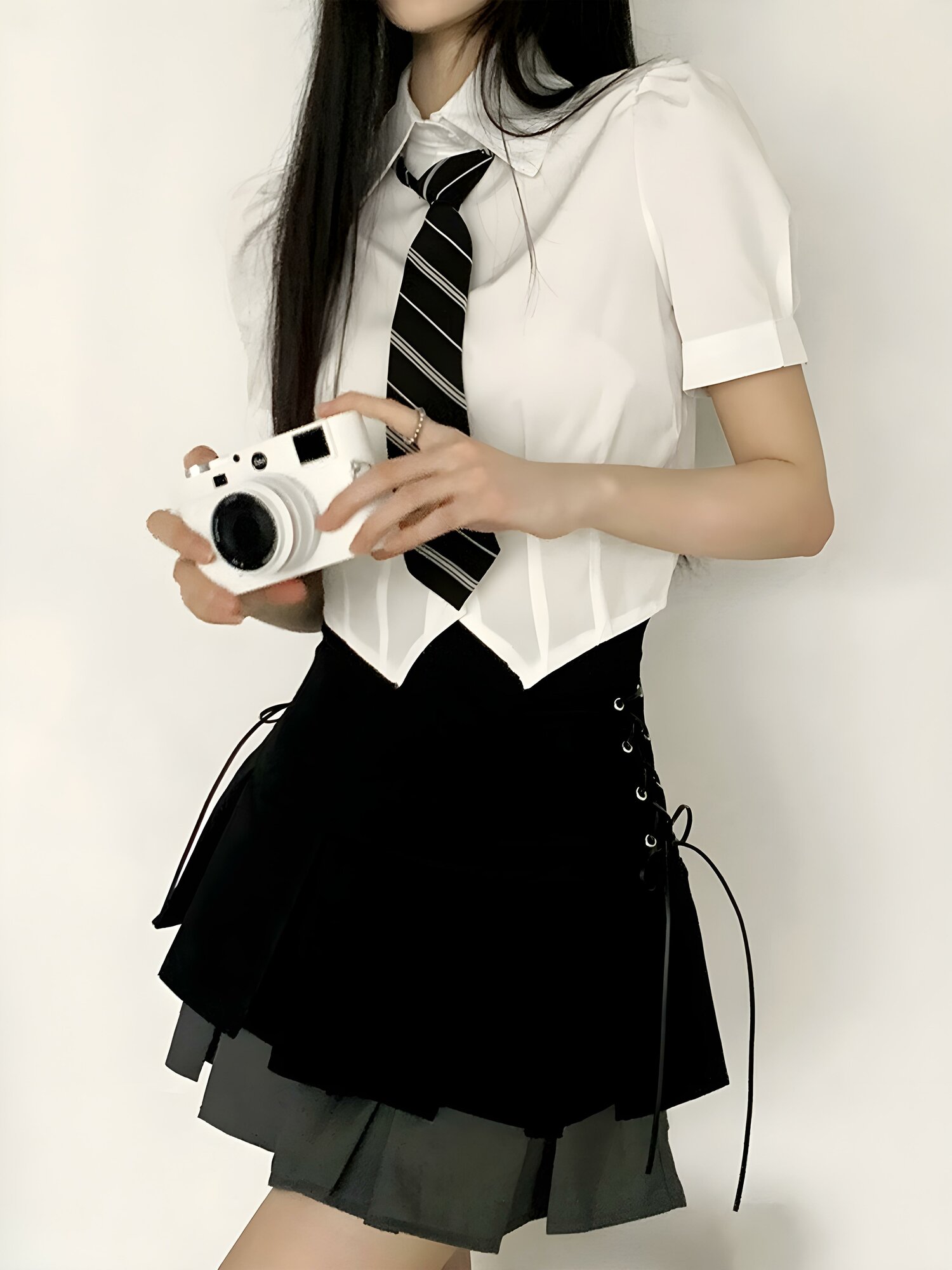 Комплект одежды LAWE School Uniform размер 40 41 42 серый белый черный