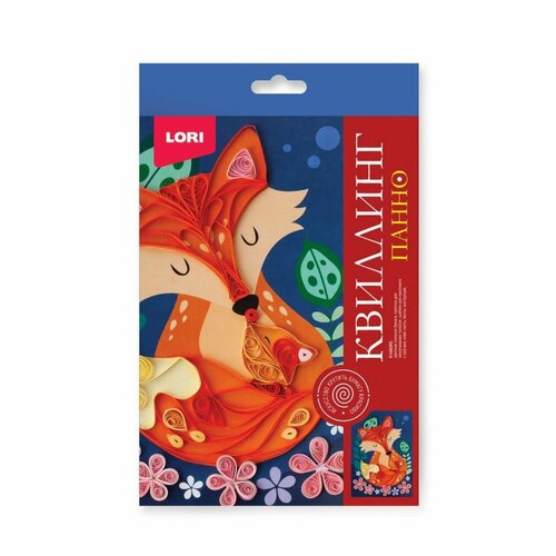 Квиллинг Панно Лисичка в к 21x15x64 см 359₽