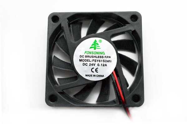 Вентилятор FONSONING FSY61S24H 60x60x10 ПС 24В 0,12А