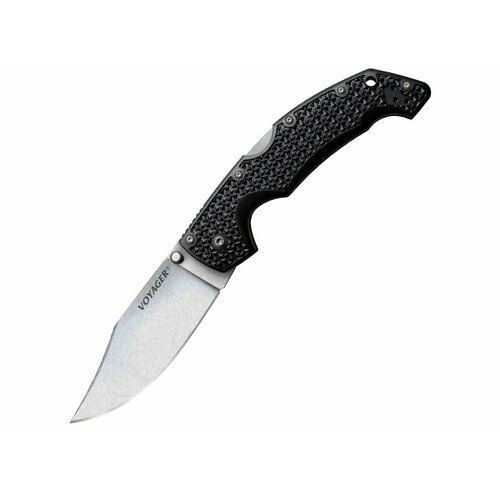 фото Нож cold steel voyager clip large plain складной aus10a griv-ex (cs-29ac)