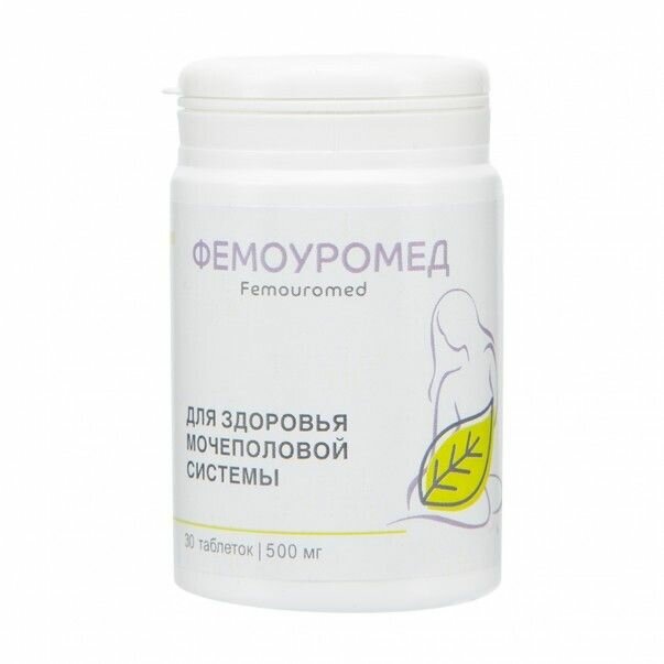 Препараты Для Мочеполовой Системы Женщин ФемоУроМед 30 таб. Растительный комплекс для здоровья мочеполовой системы