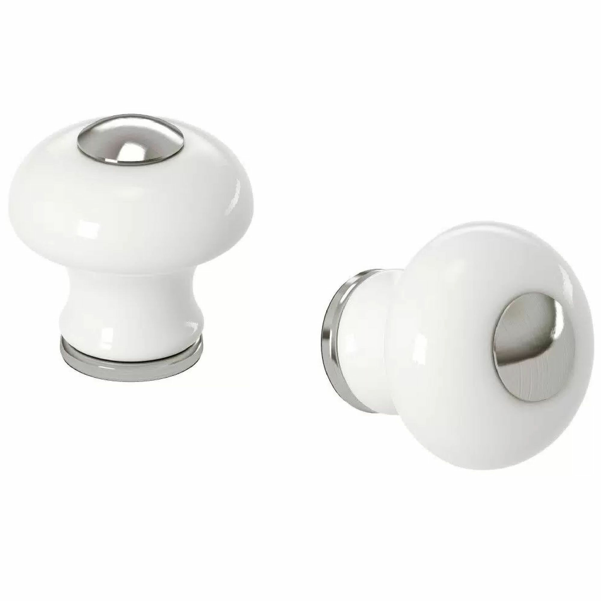 Ручка мебельная IKEA HISHULT хисгульт 23 мм фарфор белый 2 шт