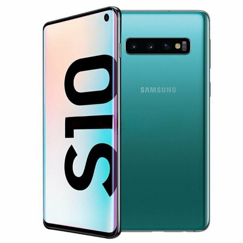 Смартфон Samsung Galaxy S10 Dual SIM 8128ГБ зеленый 28800₽