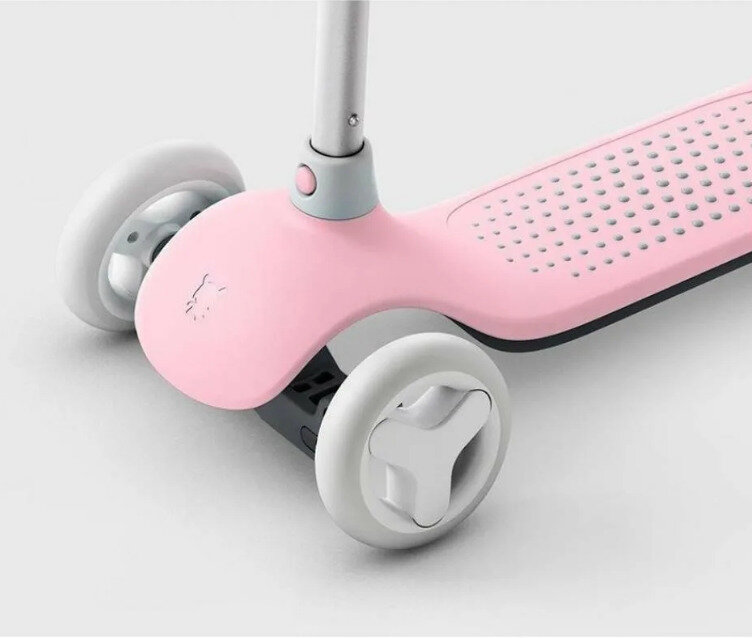 Картинки Детский самокат-кикборд Rice Rabbit Scooter (HBC01YM) Розовый