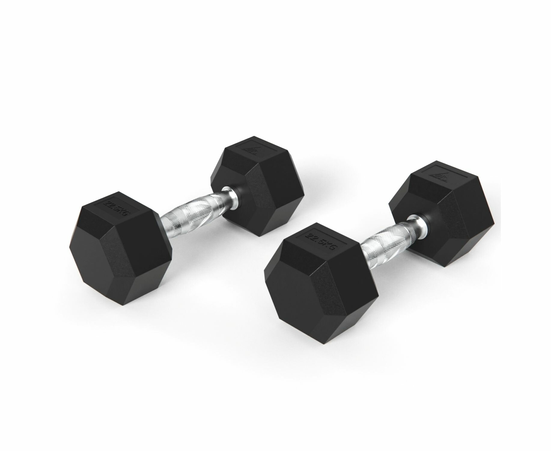 Гантели DFC Гексагональные, 2 шт. по 22.5 кг — фото 1