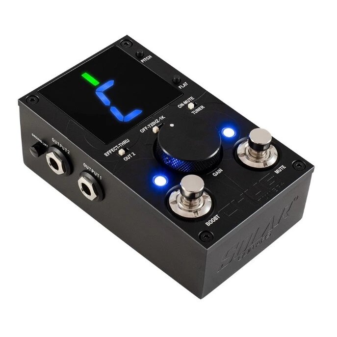 Тюнер с функцией бустера и сплиттера Solar Guitars Tuner + — фото 1
