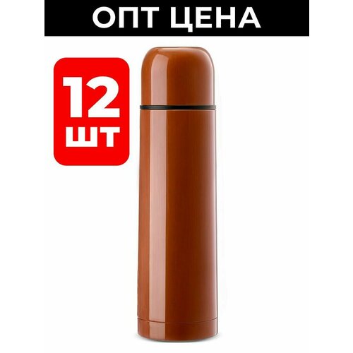 Термос для чая туристический 0,5л Тайган, с двойной стенкой, походная посуда для кофе из нержавеющей стали 12 шт