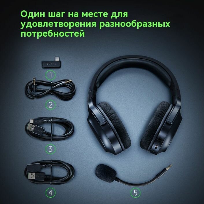 Беспроводная гарнитура Razer Razer Barracuda X 2.4G black(подержанная, официальный сайт)