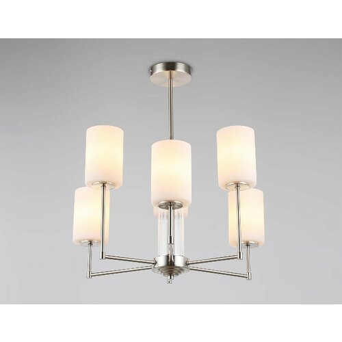 фото Люстра на штанге ambrella light high light modern lh56211, e27, мощность 360 вт, цвет никель