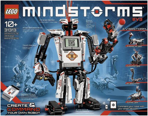 Изображение товара Конструктор LEGO Mindstorms EV3 31313 Создай и командуй, 601 дет.