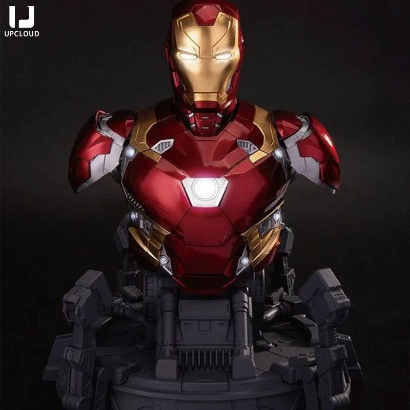 Marvel legends Собранная модель/ Eastern Model, железный человек MK46 Бюст + Световые эффекты + Подвижная броня