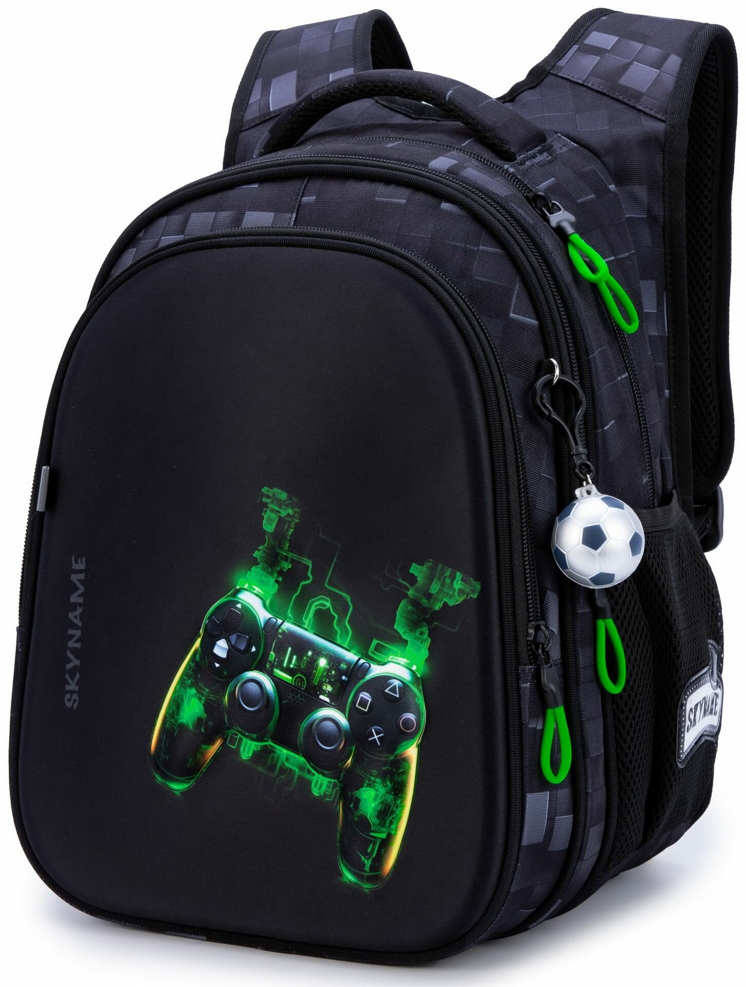 Рюкзак школьный для мальчика 17л анатомическая спинка+мячик SkyName (Скайнейм)