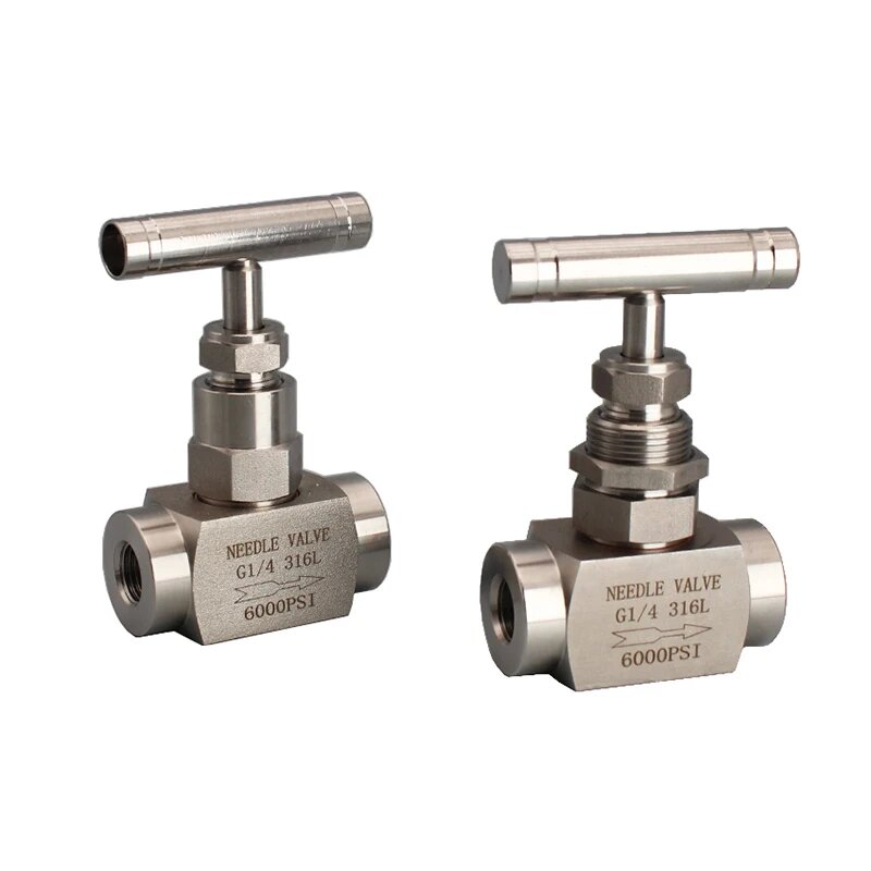 Игольчатый клапан Acarps нержавеющая сталь 304/316L, 3/8", 304 Stainless steel, Ordinary Type